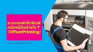 งานพิมพ์กล่องแพคเกจจิ้งแบบ ออฟเซ็ท (Offset Printing) มีดีอย่างไร