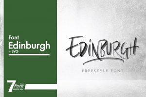 7 Font ยอดฮิต - Edinburgh – SVG Font