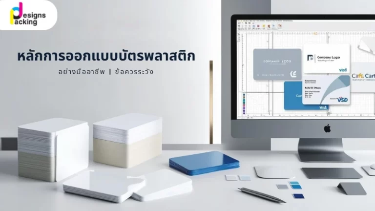 หลักการออกแบบบัตรพลาสติกอย่างมืออาชีพ | ข้อควรระวัง
